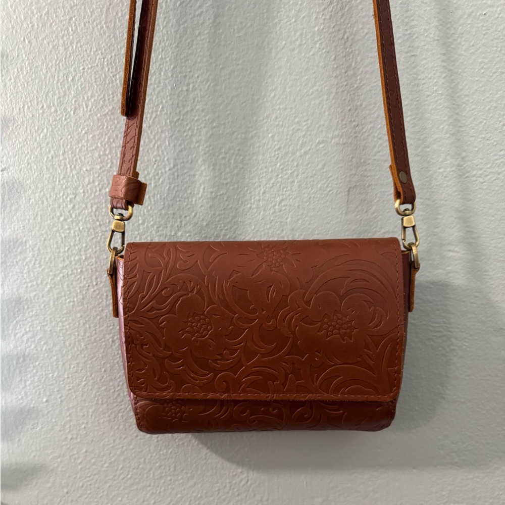 Portland Leather Goods mini metro crossbody